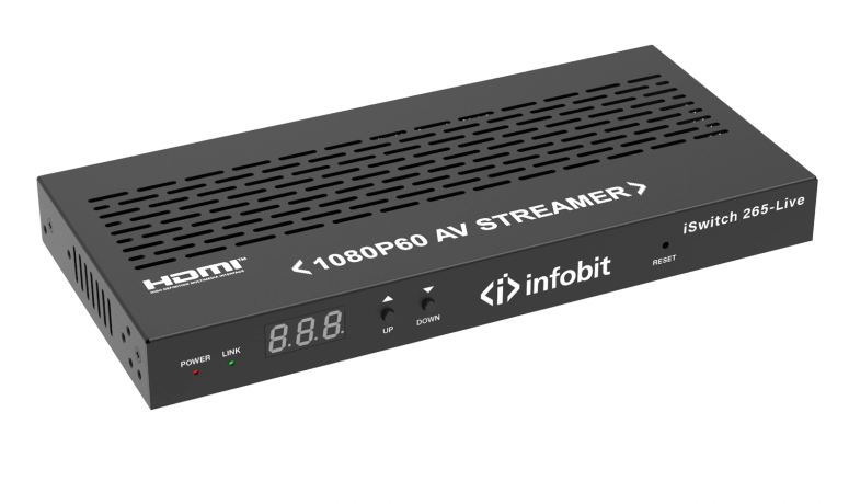 AV-стример Infobit iSwitch 265-Live 1080P60 AV Streamer
